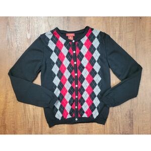 Silvana argyle cardigan